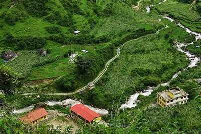 हावाहुरीले मकै बाली नष्ट   